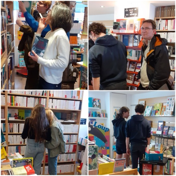 Jeunes en librairie