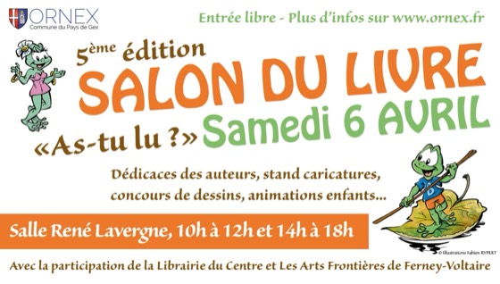 Salon du livre « As-tu lu ?  » à Ornex