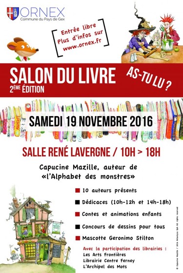 Salon du livre  « As-tu lu ? » à Ornex